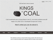 Tablet Screenshot of kingsofcoal.org